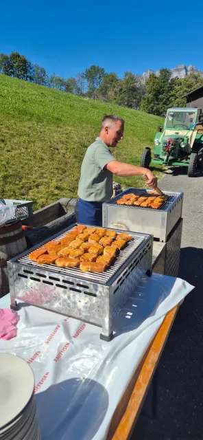Mittagessen in Produktion